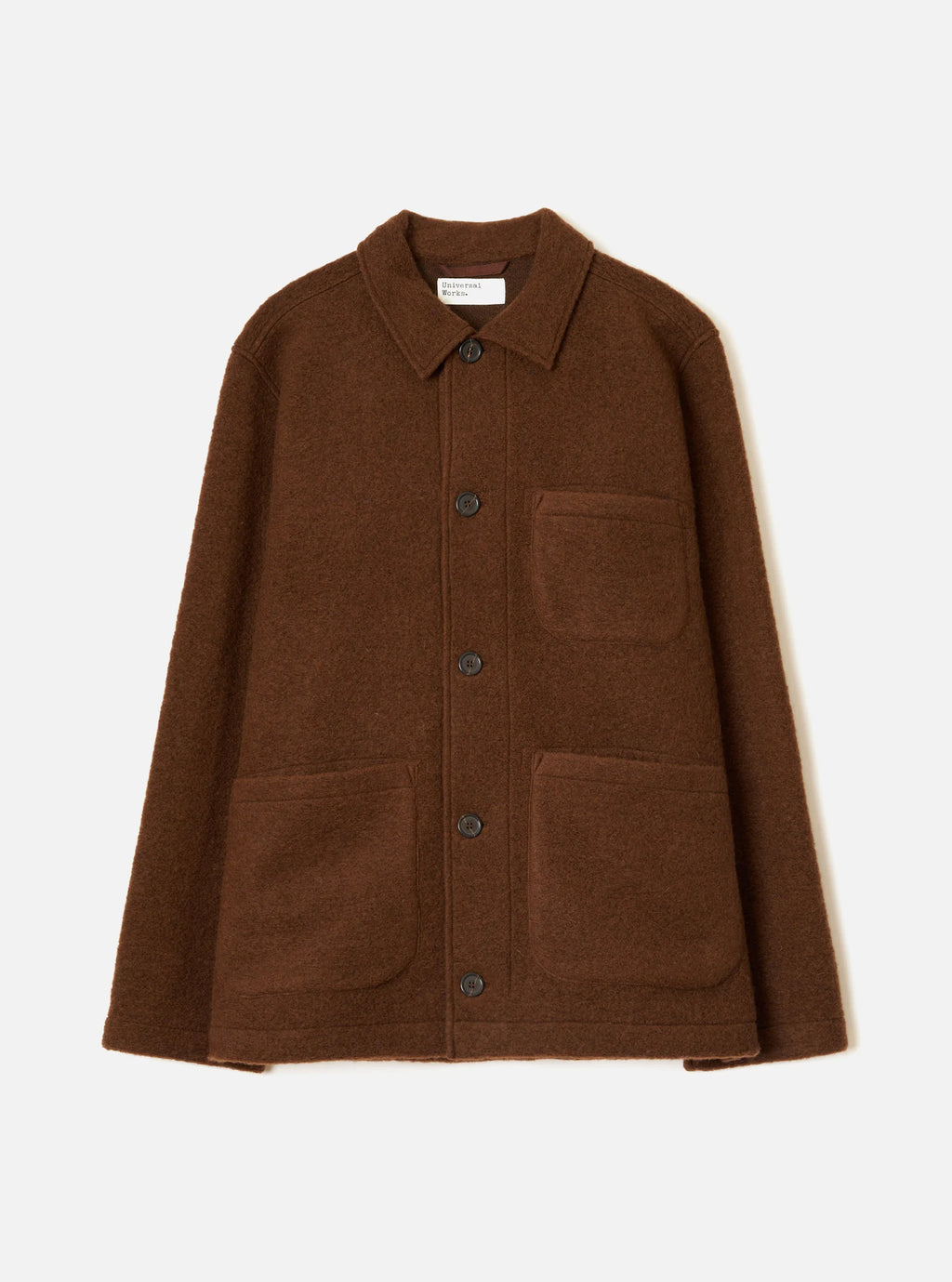 Universal Works Field Jacket - Cacao Wool Fleece