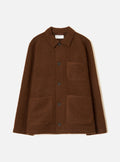 Universal Works Field Jacket - Cacao Wool Fleece