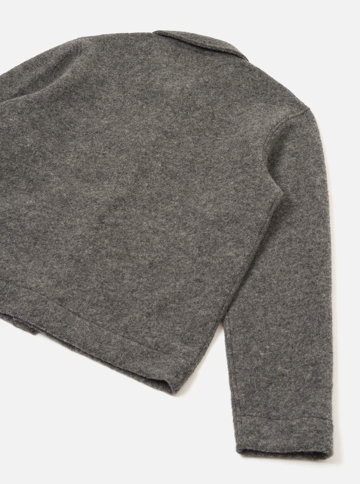 Universal Works Uniform Jacket - Grey Marl Wool Fleece