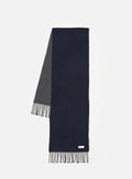 Universal Works Double Sided Scarf - Navy/Mid Grey