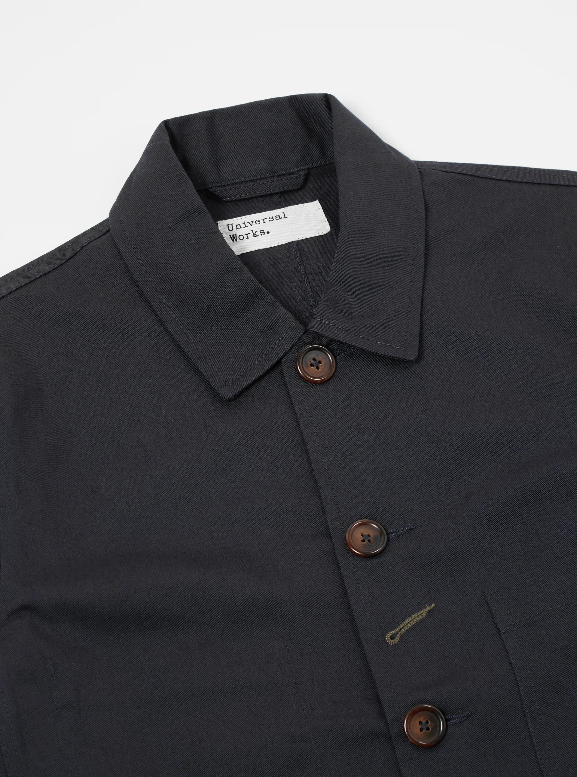 Universal Works Bakers Jacket - Black Twill