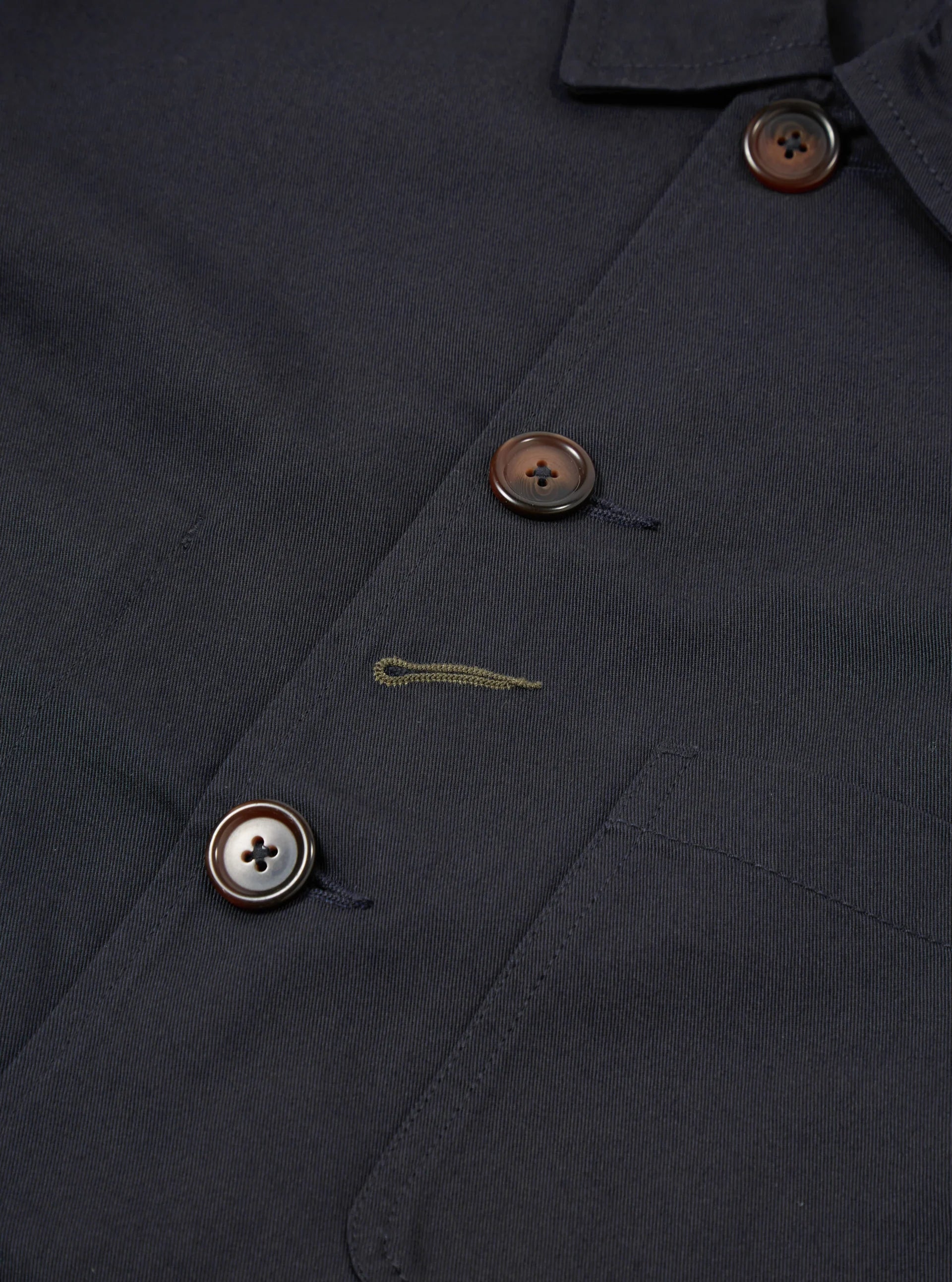 Universal Works Bakers Jacket - Black Twill