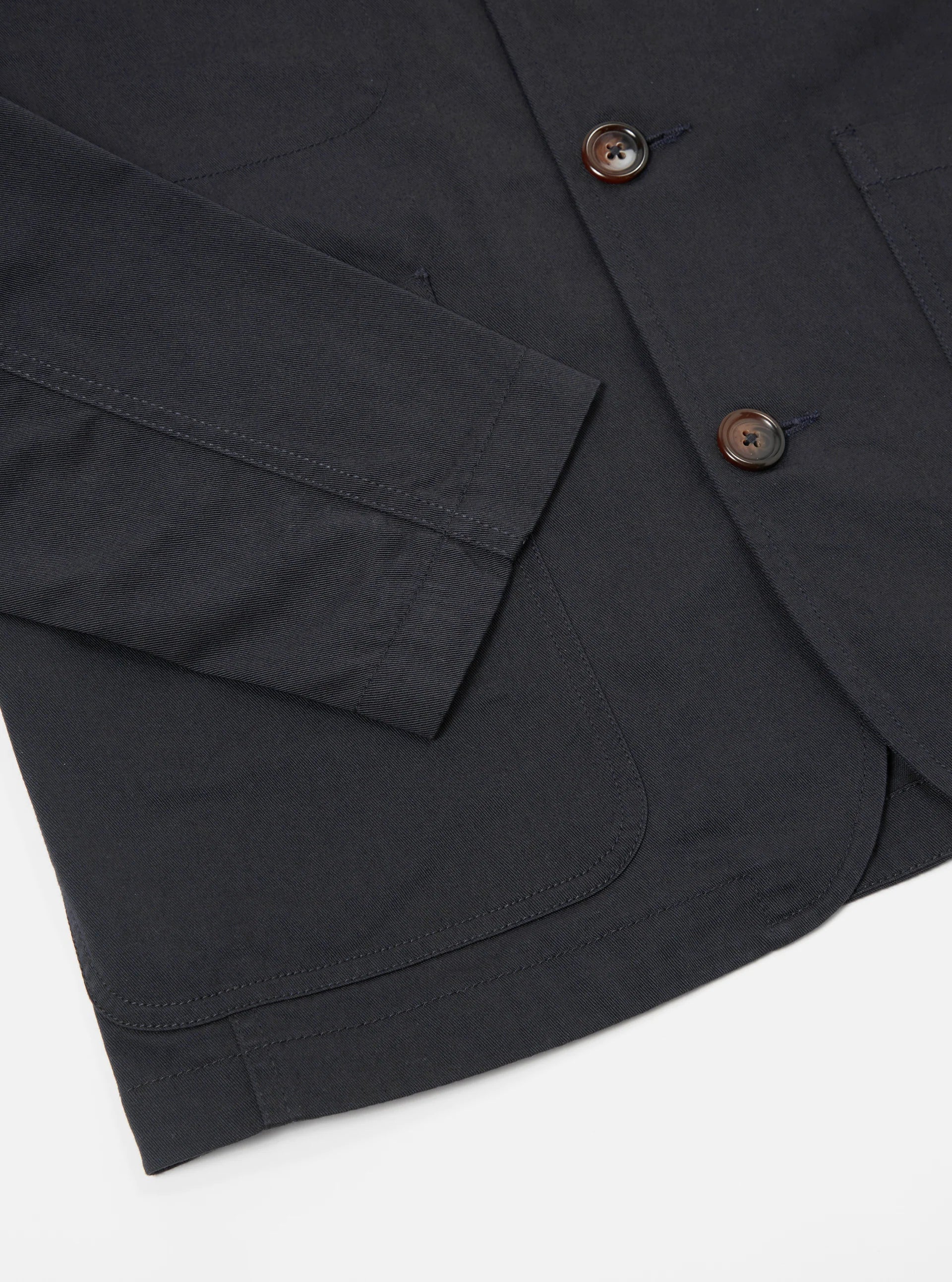 Universal Works Bakers Jacket - Black Twill