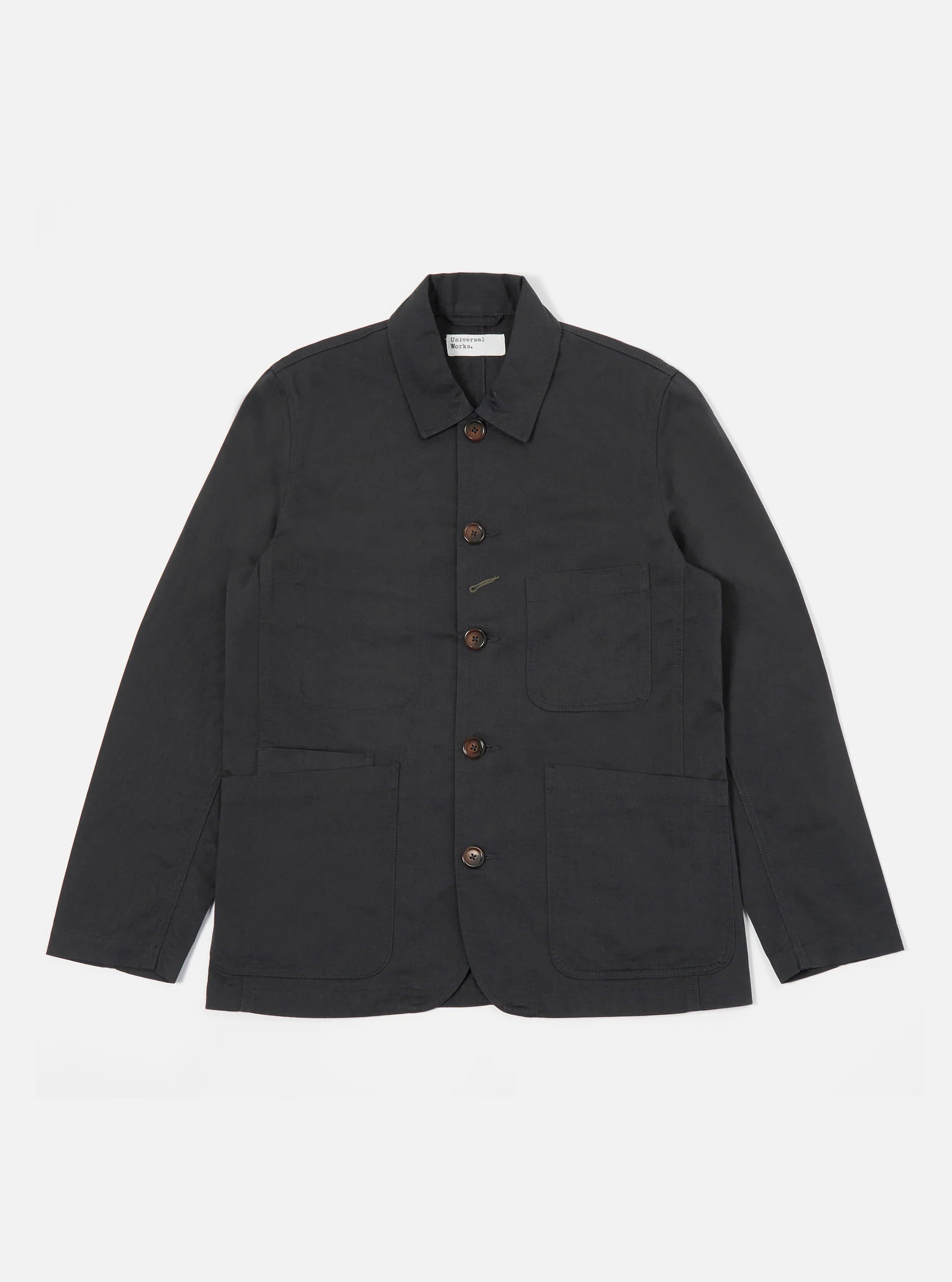 Universal Works Bakers Jacket - Black Twill