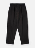 Universal Works Pleated Track Pant - Black Twill