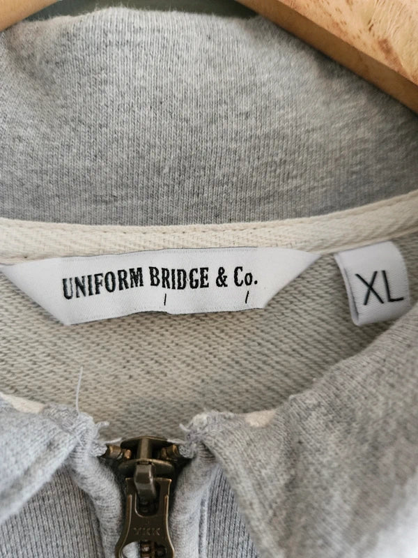 Uniform Bridge Zip Up Sweater. XL. Made in Korea.