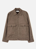 Universal Works E130 Jacket - Brown Wool Herringbone