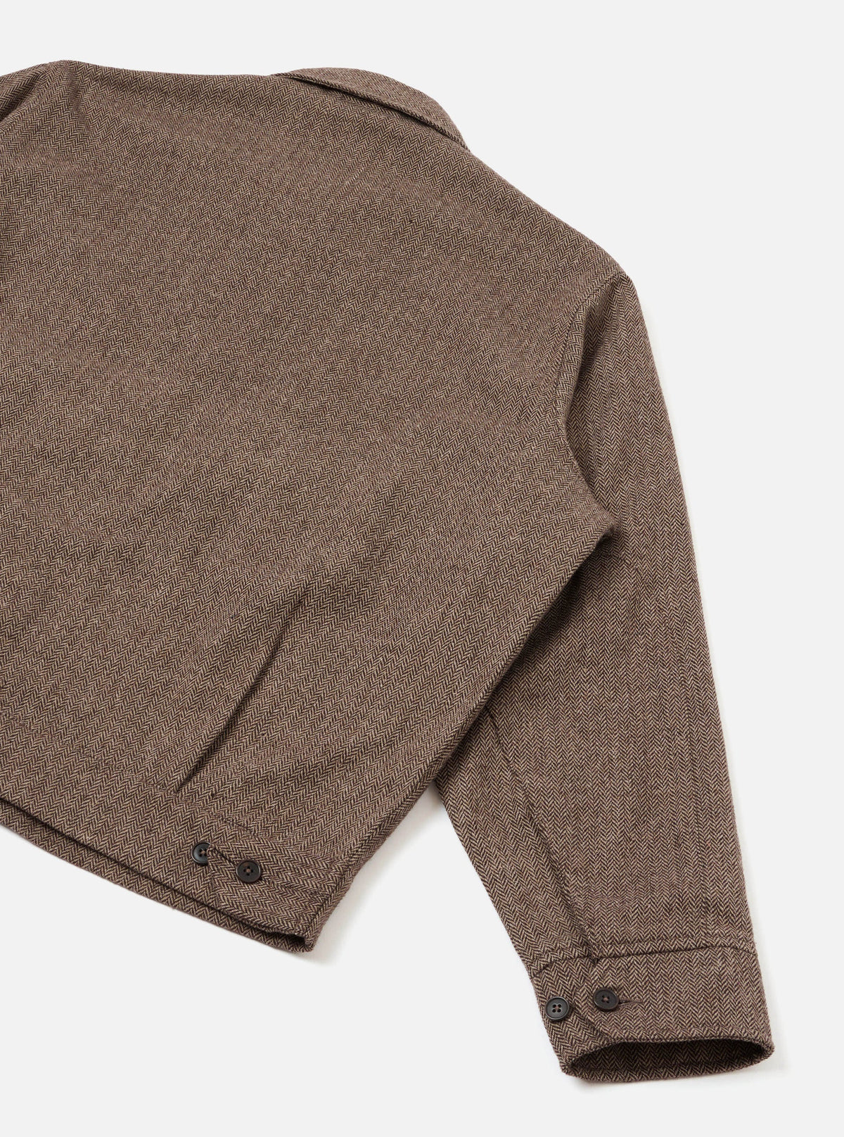 Universal Works E130 Jacket - Brown Wool Herringbone