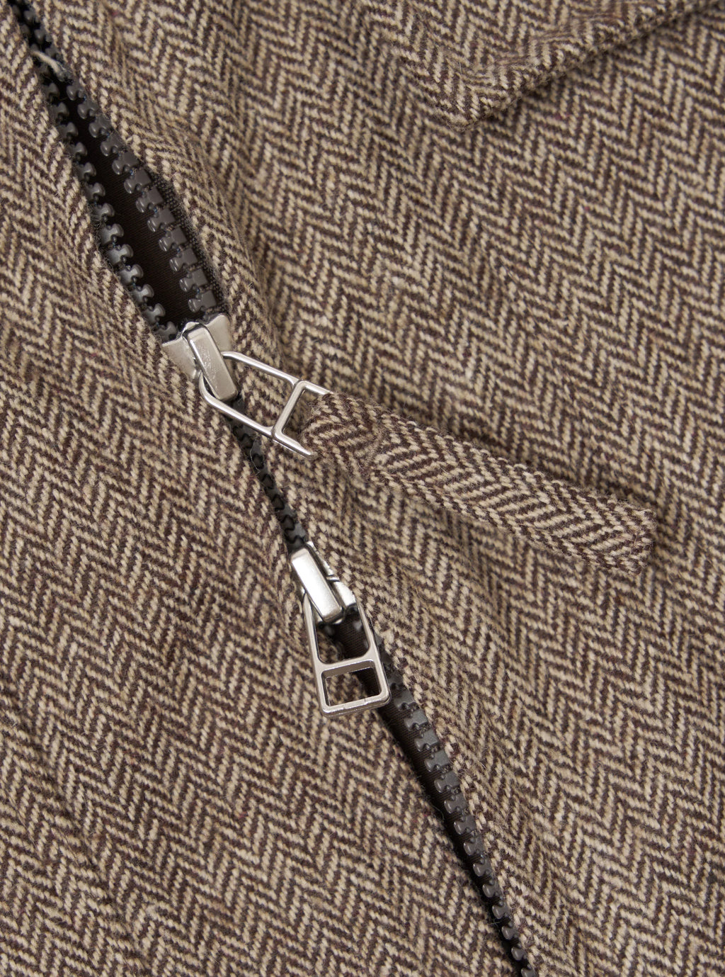 Universal Works E130 Jacket - Brown Wool Herringbone