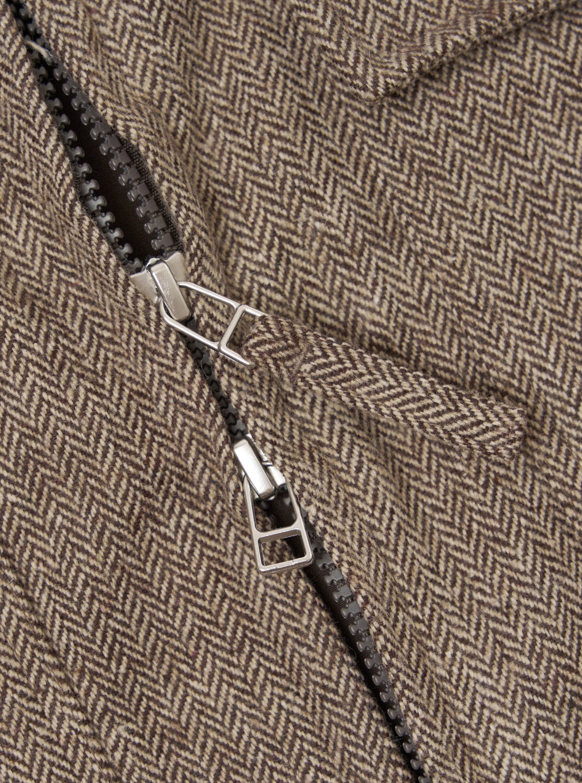 Universal Works E130 Jacket - Brown Wool Herringbone