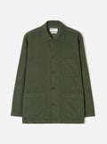 Universal Works Bakers Overshirt - Olive Fine Cord