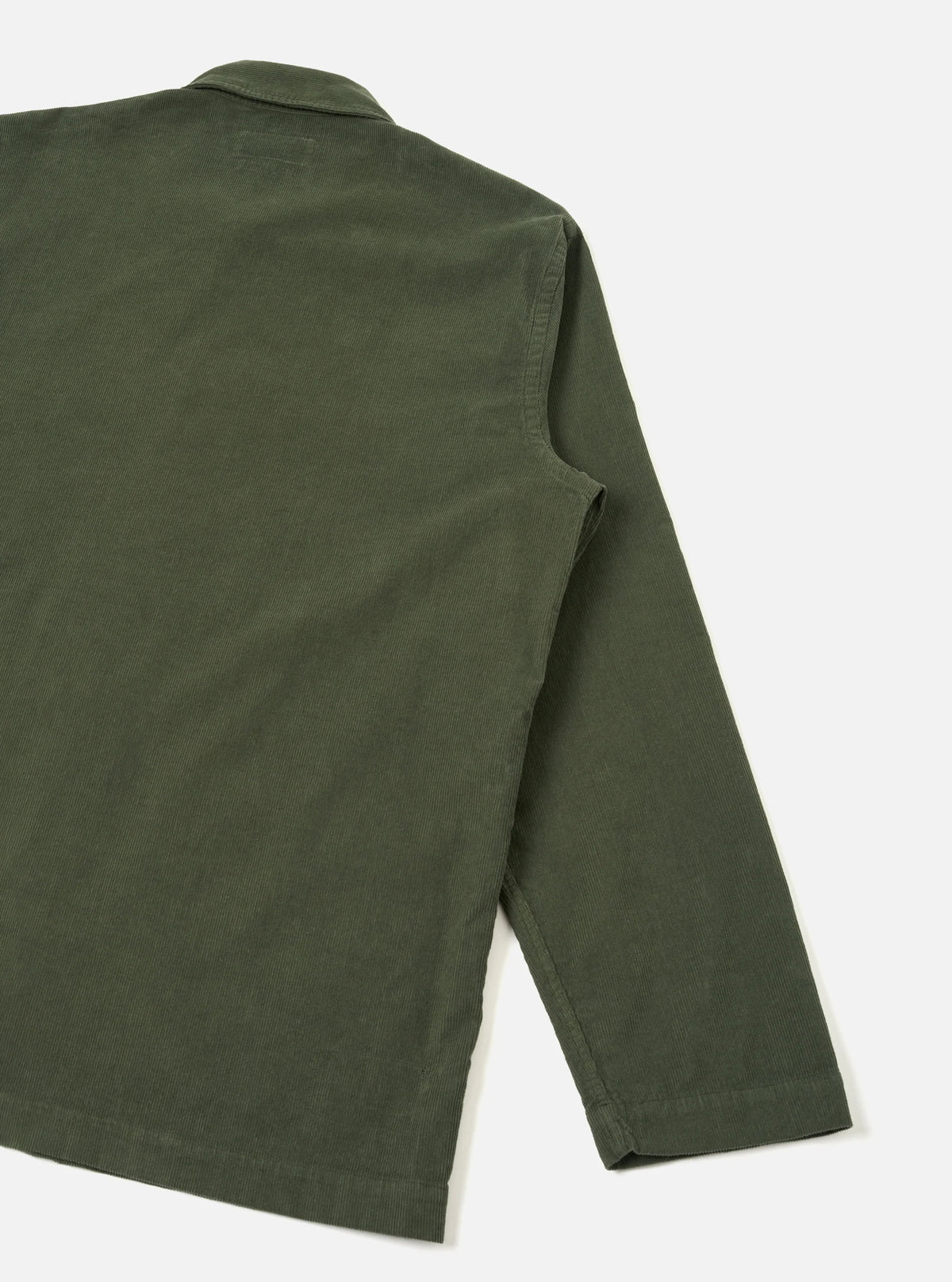 Universal Works Bakers Overshirt - Olive Fine Cord