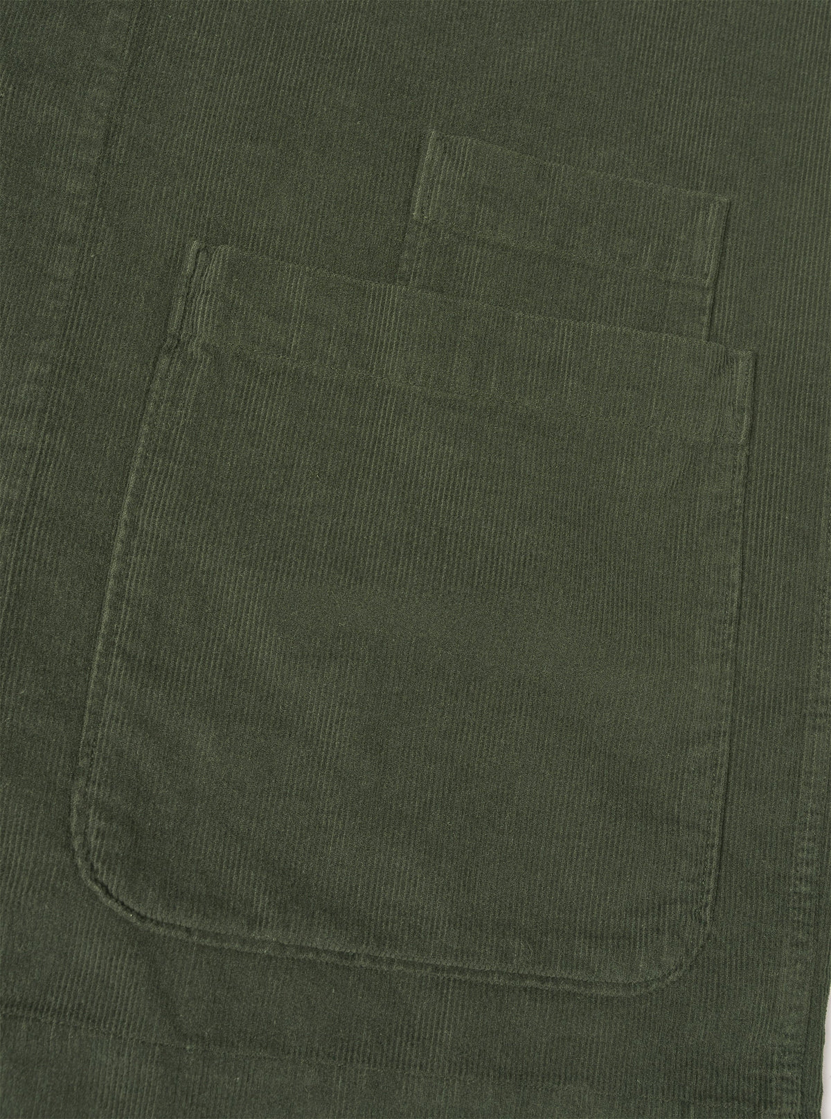 Universal Works Bakers Overshirt - Olive Fine Cord