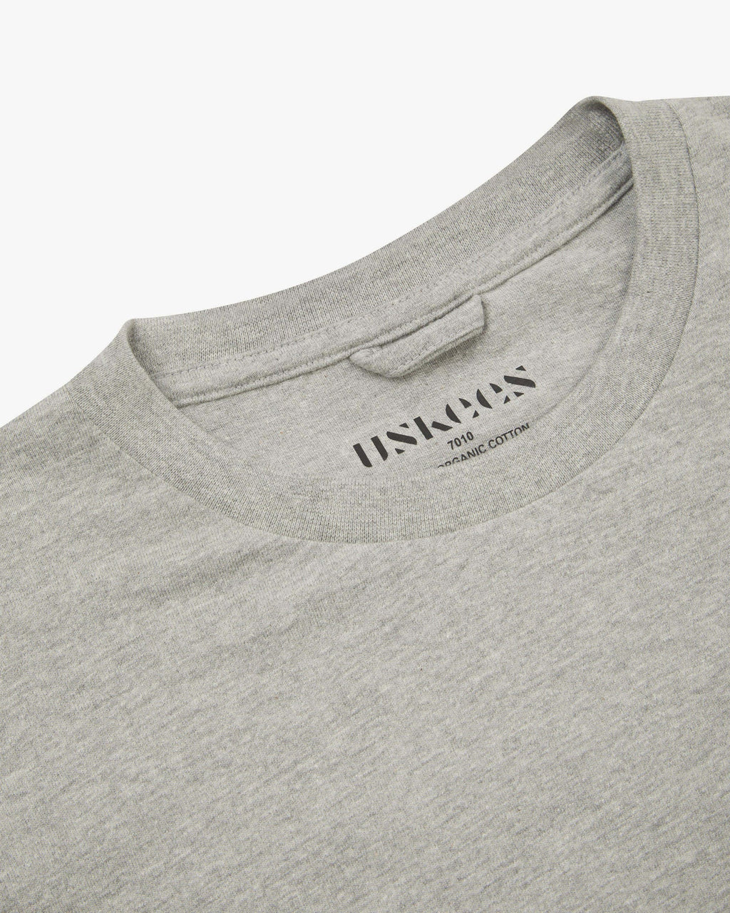 Uskees 7010 Long Sleeve T-Shirt - Grey Marl