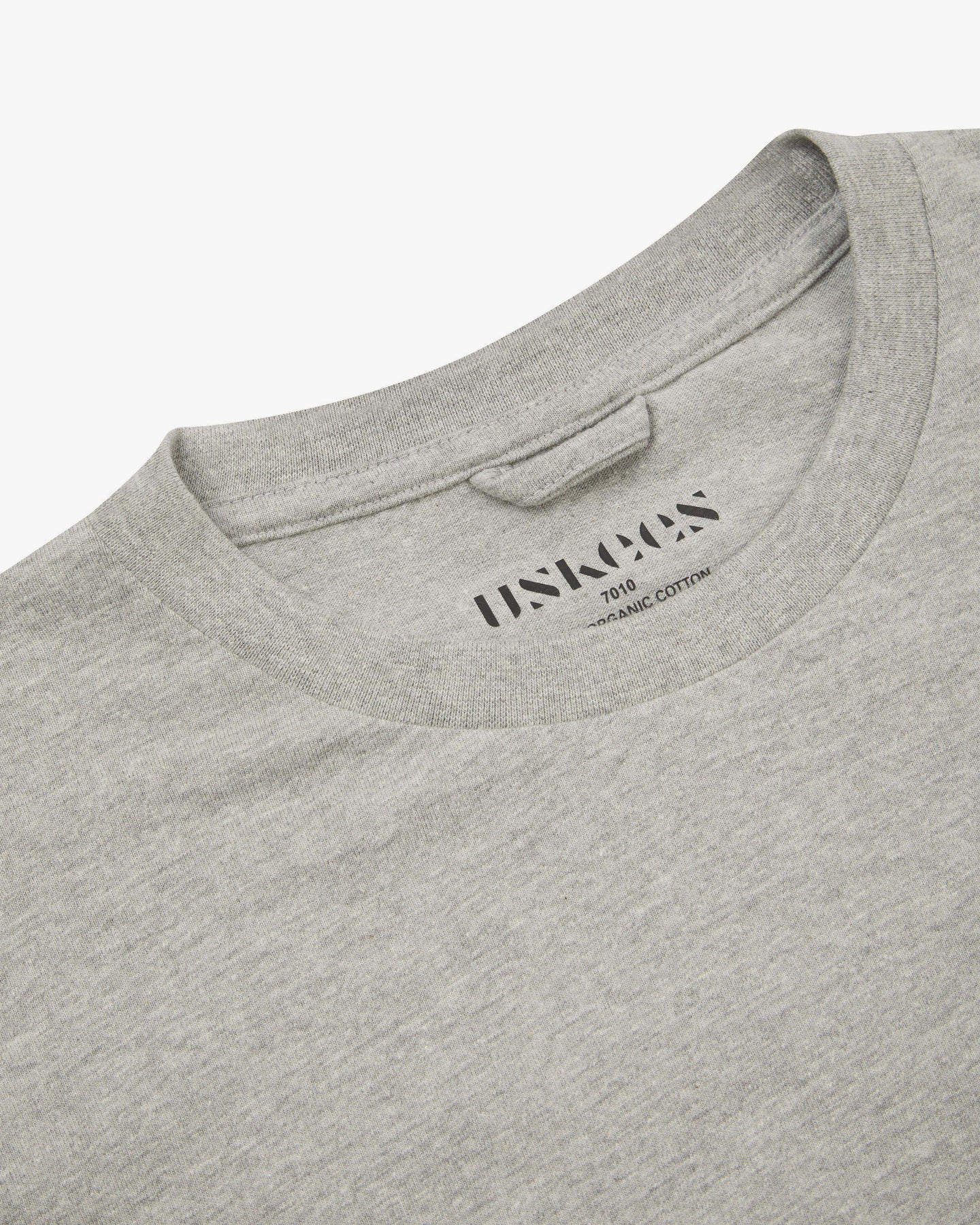 Uskees 7010 Long Sleeve T-Shirt - Grey Marl