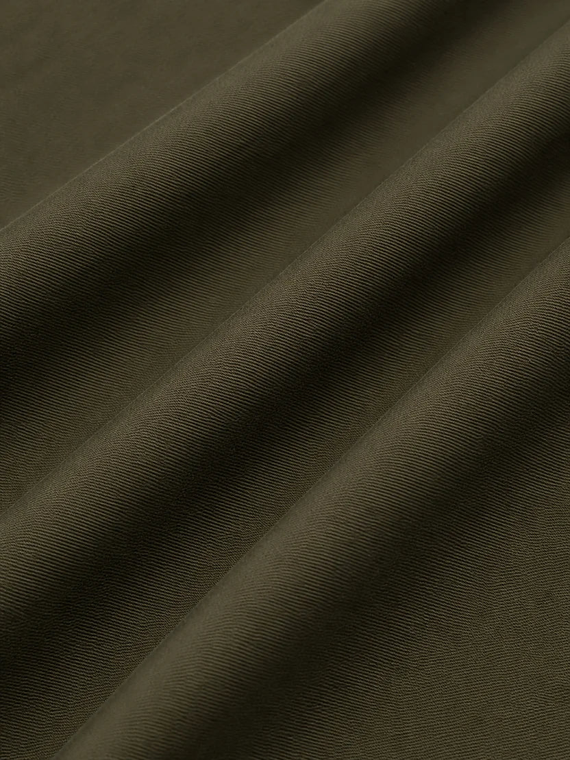 Kestin Inverness Trouser - Dark Olive Cotton Twill