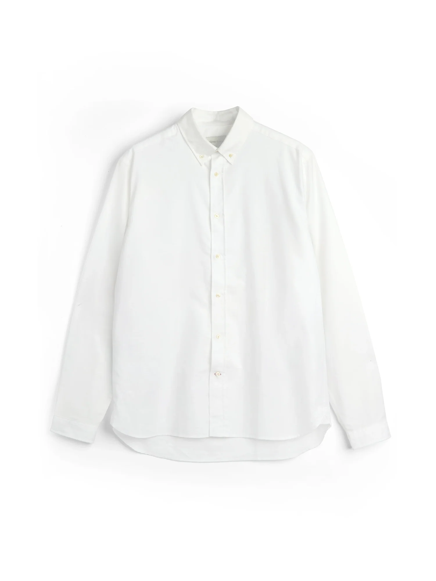 Oliver Spencer Brook Button Down Shirt - Brecon Oxford White