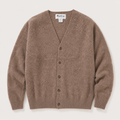 Harley of Scotland Shaggy Cardigan - Tundra