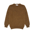 Harley of Scotland Shaggy Lambswool Crewneck - Moorland