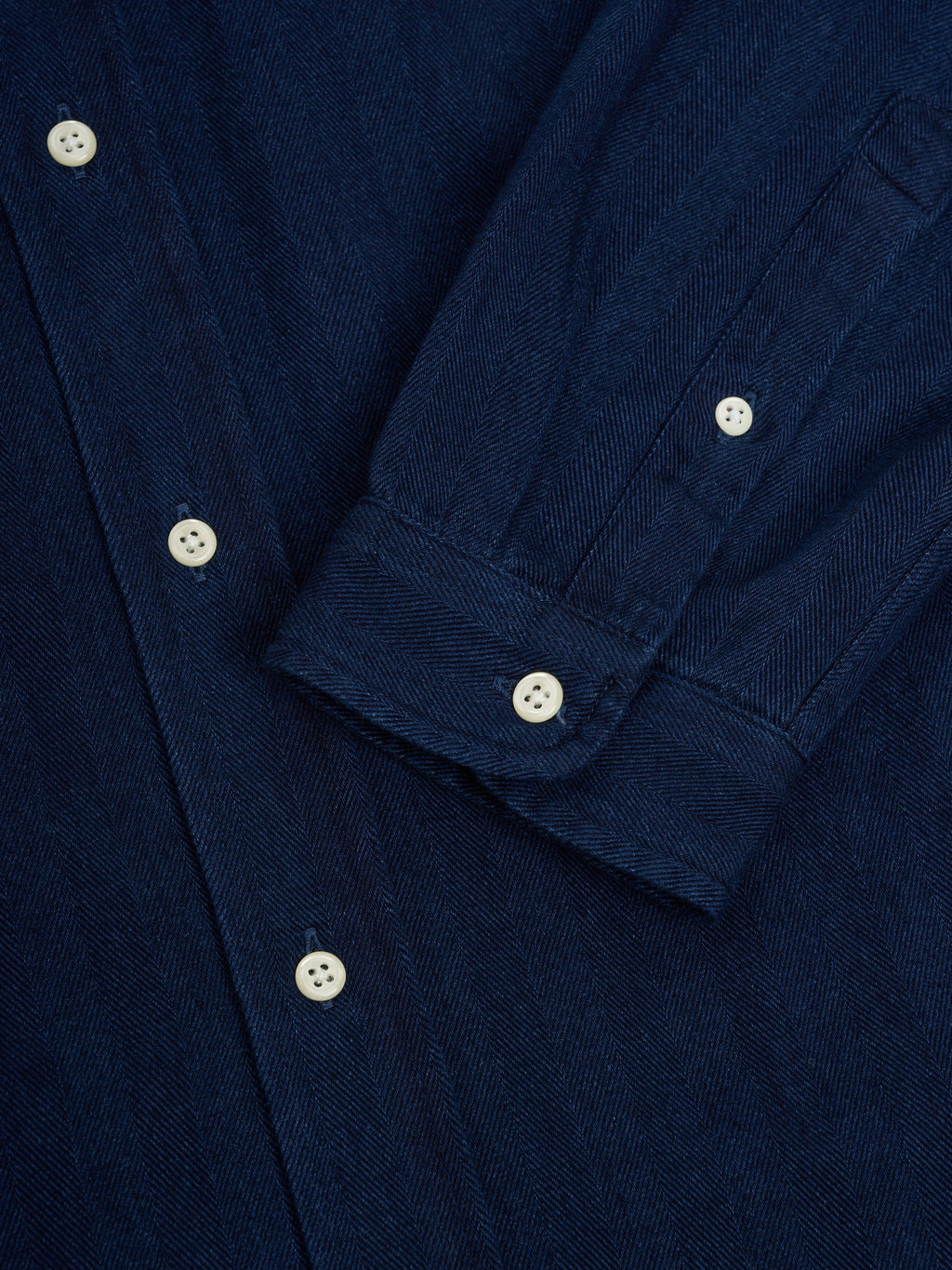 Oliver Spencer Brook Shirt - Faye Indigo Blue