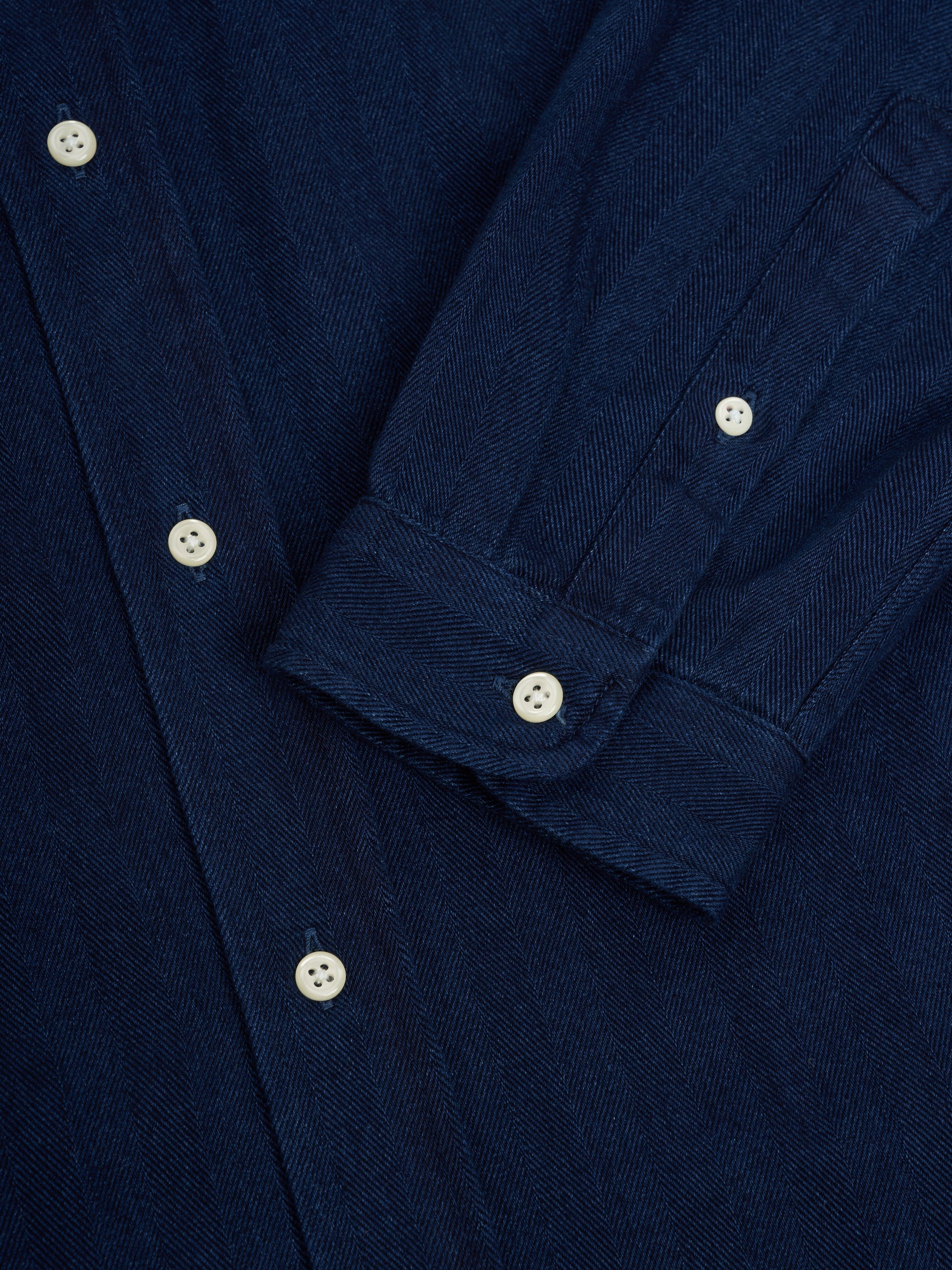 Oliver Spencer Brook Shirt - Faye Indigo Blue