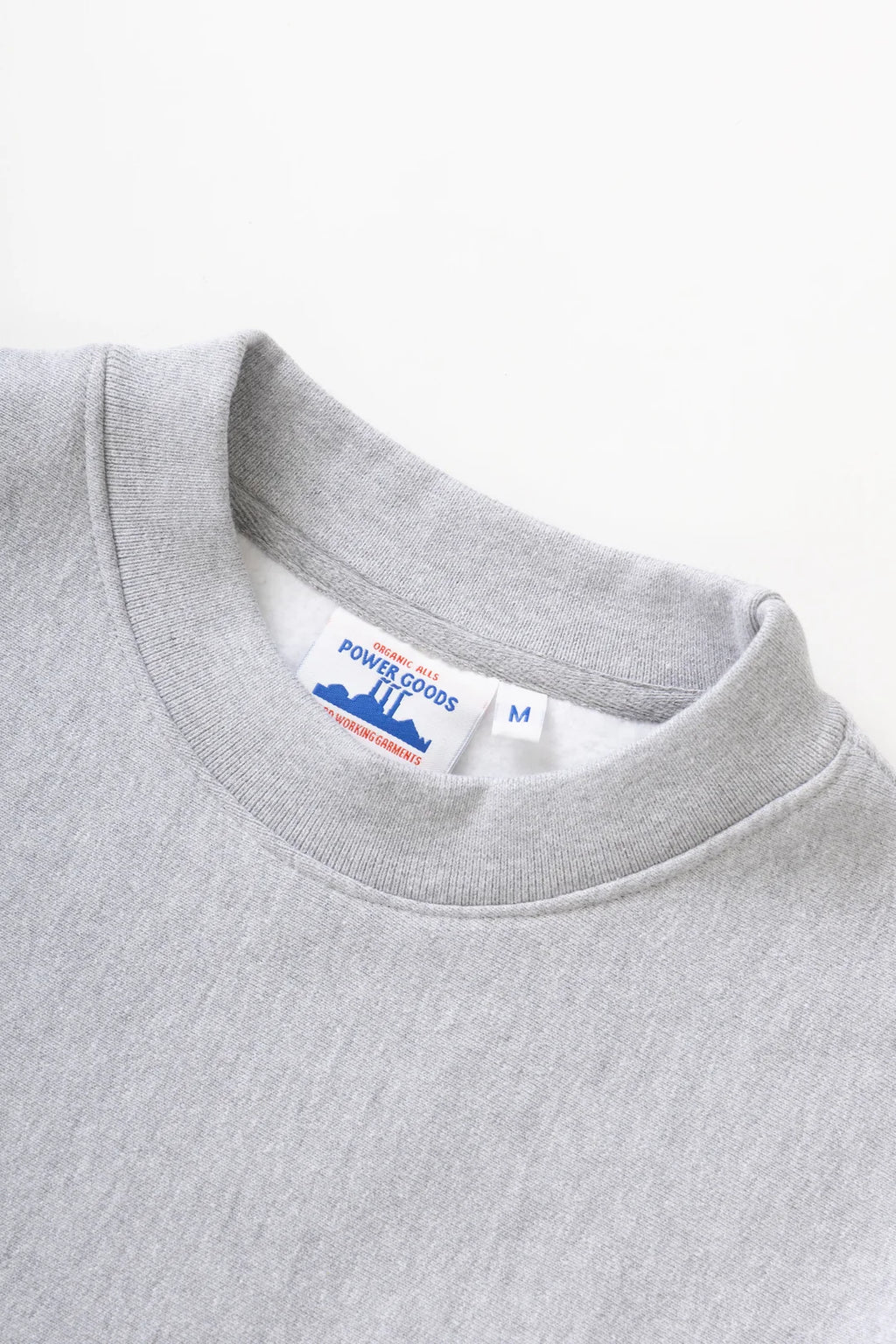 Power Goods Super Weight Crewneck - Heather Grey