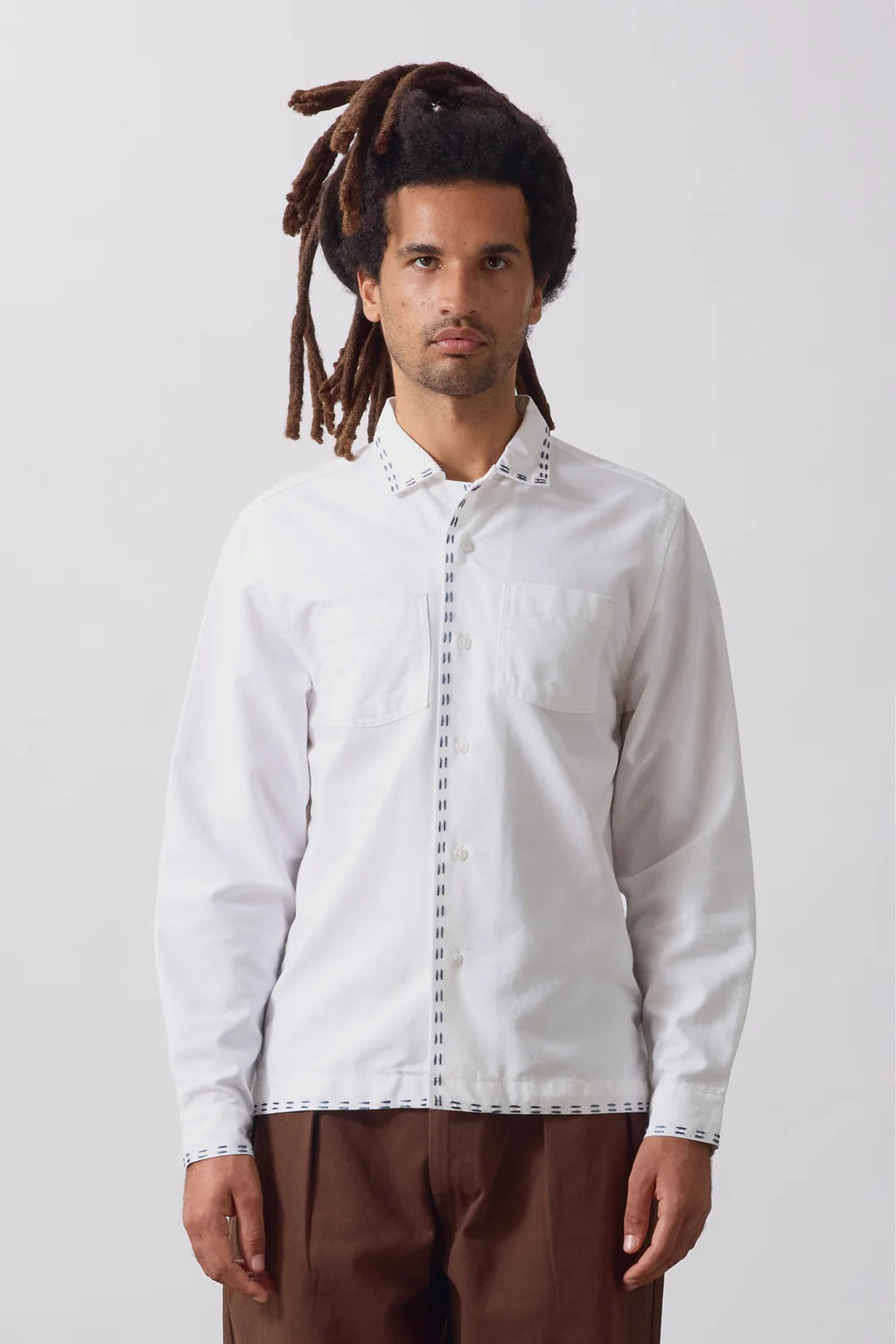 Service Works Trace Resort Shirt - White