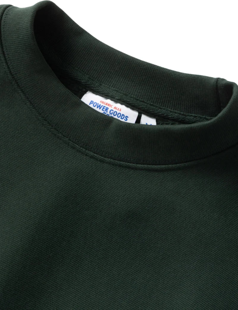 Power Goods Super Weight Crewneck - Forest Green