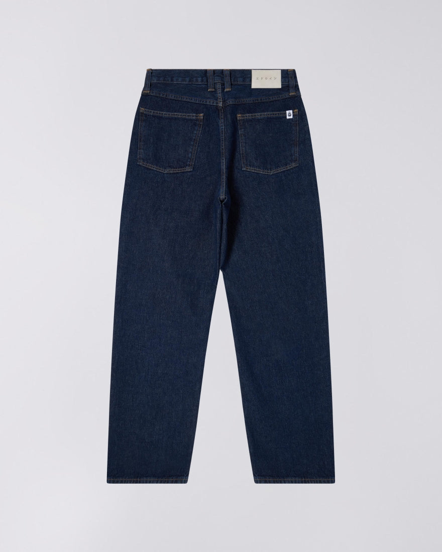 Edwin Tyrell Pant - Blue Dark Marble Wash