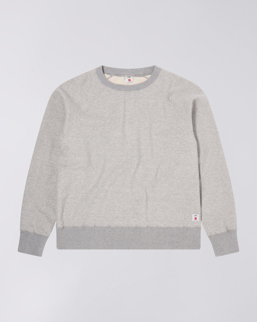 Edwin Raglan Sleeve Crew - Grey