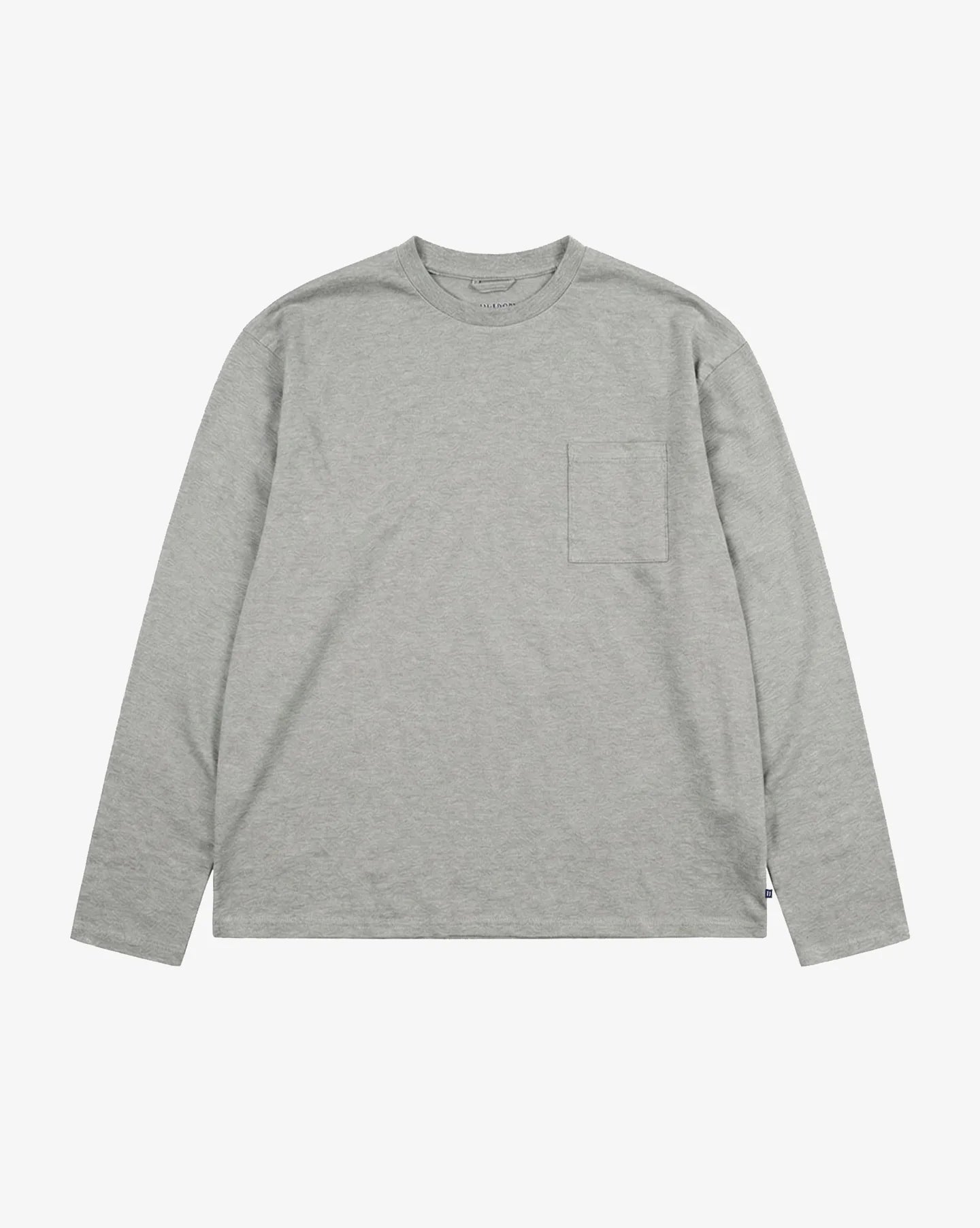 Uskees 7010 Long Sleeve T-Shirt - Grey Marl
