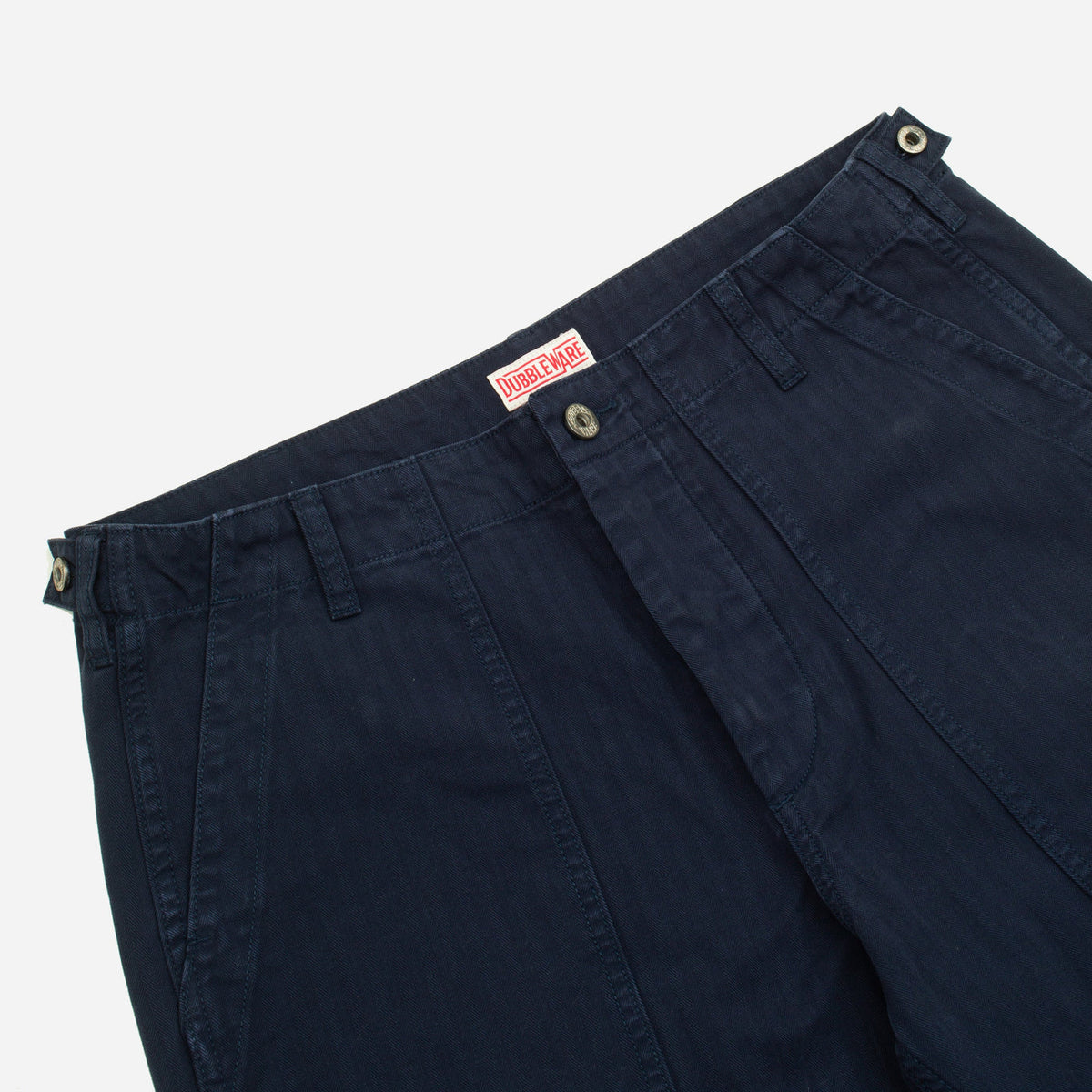 Dubbleware Herringbone Fatigue Pant - Navy
