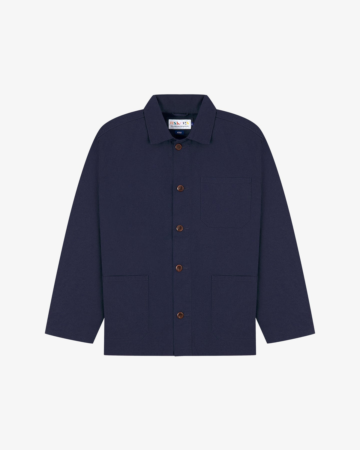 Uskees 3001 Overshirt - Midnight Blue