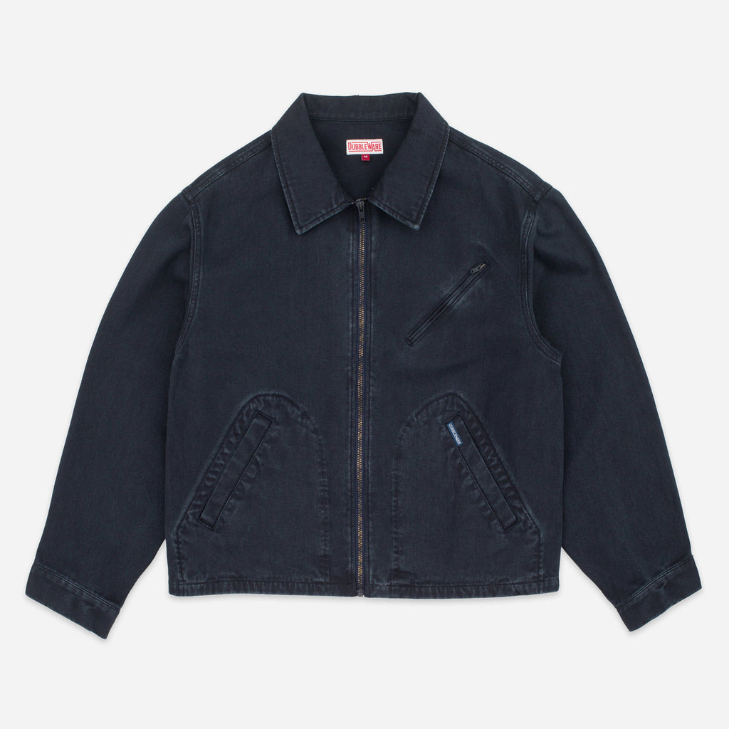 Dubbleware Crop Mechanic Jacket - Dark Navy
