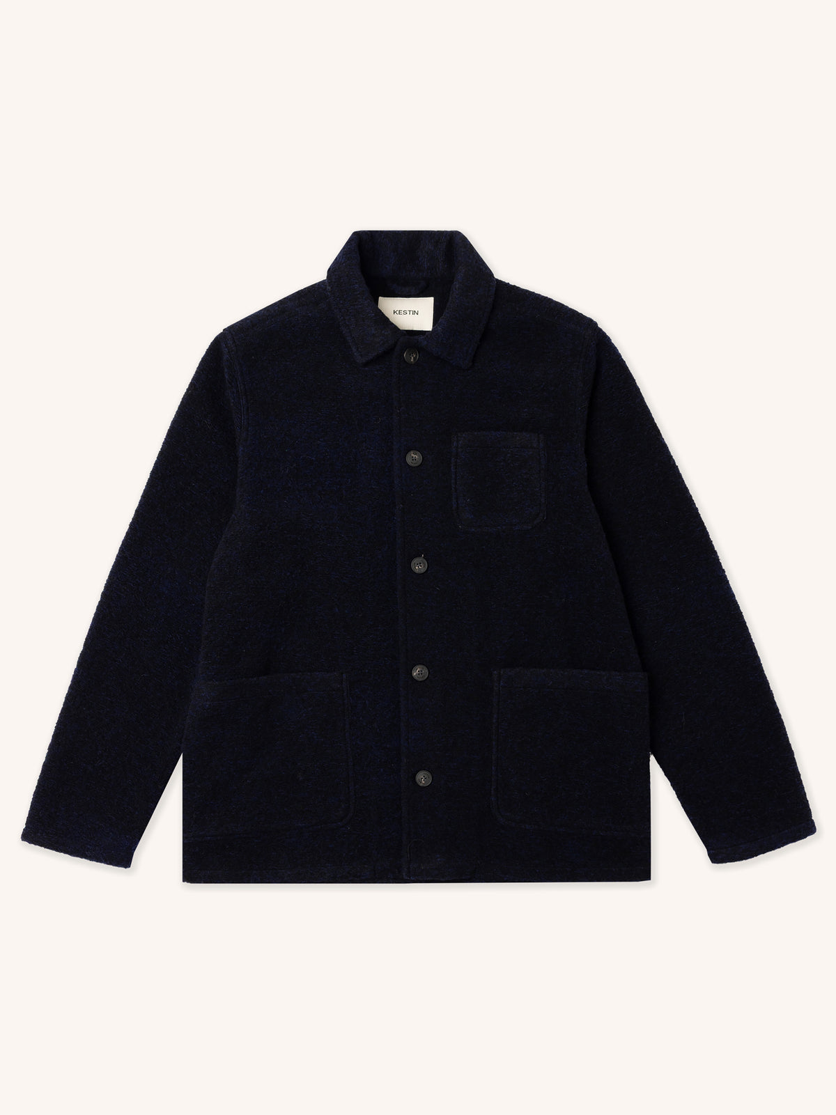 Kestin Ormiston Jacket - Navy Speckled Wool Fleece