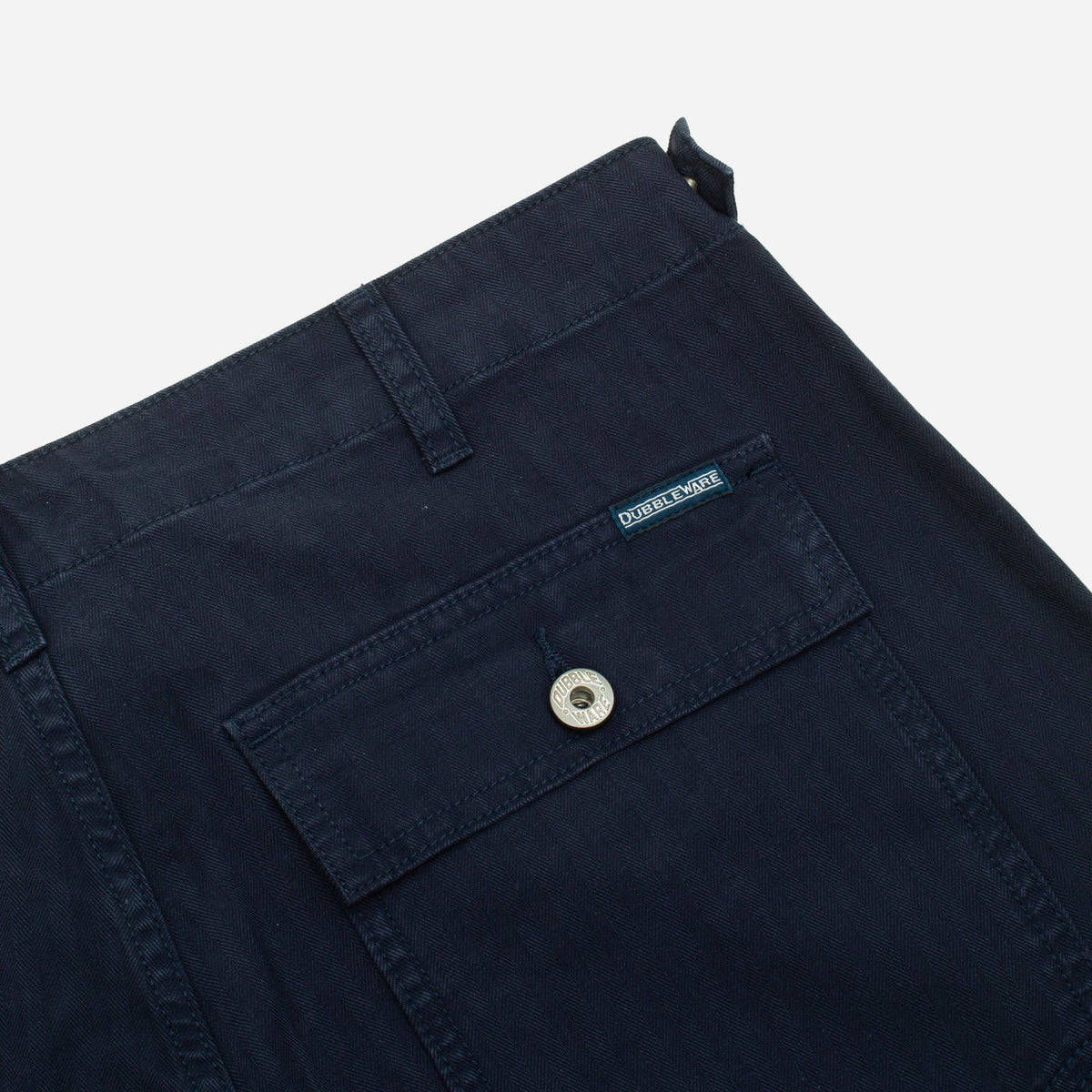 Dubbleware Herringbone Fatigue Pant - Navy