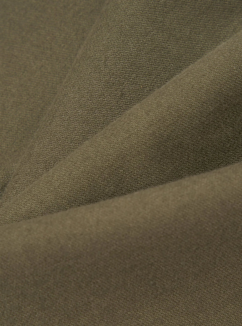 Universal Works Pleated Track Pant - Olive Brushed Moleskin