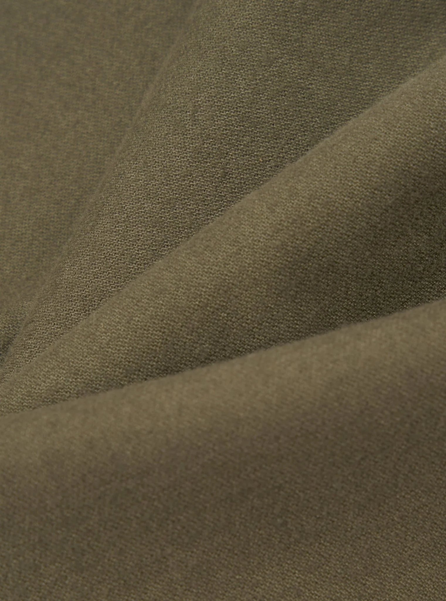 Universal Works Pleated Track Pant - Olive Brushed Moleskin