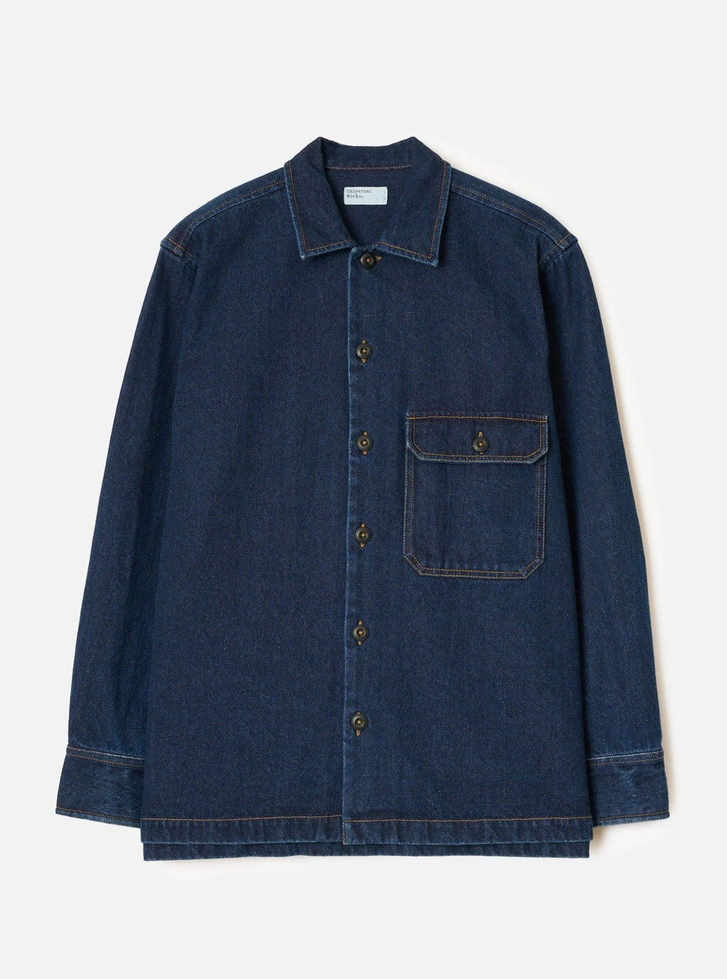 Universal Works Fatigue Shirt - Indigo Work Denim