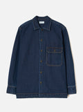 Universal Works Fatigue Shirt - Indigo Work Denim