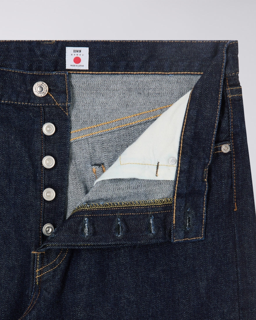 Edwin Regular Straight Jeans - Kurabo Blue Rinsed
