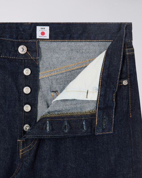 Edwin Regular Straight Jeans - Kurabo Blue Rinsed